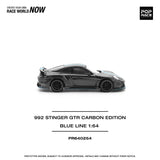 1:64 Porsche 991 (992) Stinger GTR Carbon Edition -- Blue Line -- Pop Race