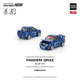 (Pre-Order) 1:64 PANDEM QR32 (Mini R32 Skyline GTR) -- Calsonic Blue -- Pop Race