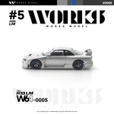 (Pre-Order) 1:64 Nissan Skyline GT-R R33 LM -- Silver -- Works Model