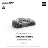 (Pre-Order) 1:64 Toyota GR86 PANDEM -- Dark Chrome Series -- Pop Race