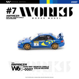 (Pre-Order) 1:64 1997 Monte Carlo Rally -- Colin McRae -- #3 Subaru Impreza WRC -- Works Model