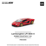 (Pre-Order) 1:64 Lamborghini Countach LPI-800 -- Rosso Red -- Pop Race