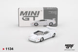 1:64 Lamborghini Countach 25th Anniversary -- White -- Mini GT MGT01134