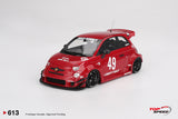 1:18 Fiat Abarth 595 LB-WORKS x Abas Works -- #49 Red -- TopSpeed Model TS0613