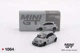 1:64 Fiat Abarth 595 LB-WORKS x Abas Works -- Fighters Grey -- Mini GT MGT01064