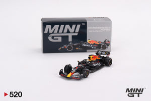 1:64 2022 Max Verstappen - Abu Dhabi GP Winner Red Bull RB18 -- Mini GT MGT00520