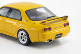(Pre-Order) 1:18 Nissan Skyline R33 GT-R Autech Ver. Tuned by NISMO -- Yellow -- Kyosho: Samurai
