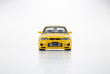 (Pre-Order) 1:18 Nissan Skyline R33 GT-R Autech Ver. Tuned by NISMO -- Yellow -- Kyosho: Samurai
