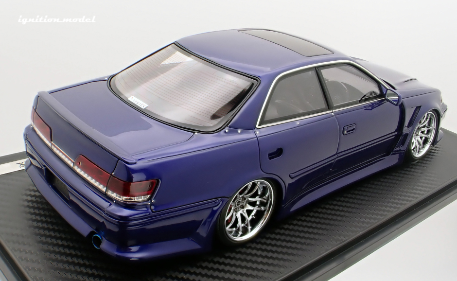1:18 Toyota JZX100 MARK-II VERTEX -- Blue Metallic -- Ignition Model I 1:18 Toyota JZX100 MARK-II VERTEX -- Blue Metallic -- Ignition Model I