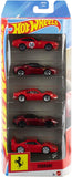 1:64 Ferrari 5 Pack Car Set -- 365, Dino, F40, SF90, 12Cilindri -- Hot Wheels