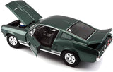 1:18 1967 Ford Mustang GTA Fastback -- Green -- Maisto