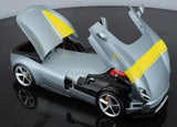 1:18 Ferrari Monza SP1 -- Grey/Yellow -- Maisto