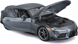 1:24 Toyota GR Supra (A90) 2022 -- Grey -- Maisto