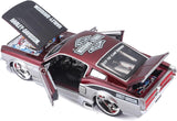 1:24 1967 Ford Mustang GT -- Harley-Davidson Grey/Maroon -- Maisto