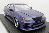 1:18 Toyota JZX100 MARK-II VERTEX -- Blue Metallic -- Ignition Model IG3581