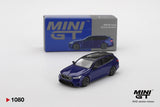 1:64 BMW M5 Touring (G99) -- Marina Bay Blue Metallic -- Mini GT MGT01080