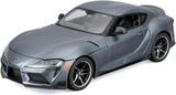 1:24 Toyota GR Supra (A90) 2022 -- Grey -- Maisto