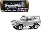 1:24 Counting Cars -- 1967 Bronco - Silver Metallic -- Greenlight