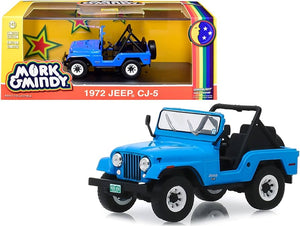 1:43 1972 Jeep CJ-5 -- Blue "Mork & Mindy" -- Greenlight
