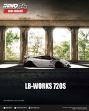(Pre-Order) 1:64 McLaren 720S Liberty Walk -- White/Black -- INNO64