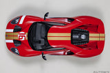 1:18 Ford GT -- Alan Mann Heritage Edition (Red w/Gold Stripes) -- AUTOart