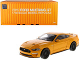 1:18 2019 Ford Mustang GT 5.0 Coupe -- Orange Fury Metallic -- Diecast Masters