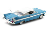 1:18 1958 Plymouth Fury -- Light Blue -- MotorMax: Timeless Classics