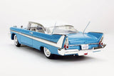 1:18 1958 Plymouth Fury -- Light Blue -- MotorMax: Timeless Classics