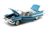 1:18 1958 Plymouth Fury -- Light Blue -- MotorMax: Timeless Classics