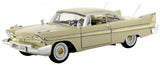 1:18 1958 Plymouth Fury -- Beige -- MotorMax: Timeless Classics