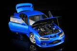 (Pre-Order) 1:18 Nissan Silvia S15 Spec-R Aero 1999 -- Brilliant Blue -- Motorhelix M83003