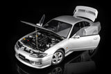 (Pre-Order) 1:18 Nissan Silvia S15 Spec-R Aero 1999 -- Sparkling Silver -- Motorhelix M83002