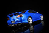 (Pre-Order) 1:18 Nissan Silvia S15 Spec-R Aero 1999 -- Brilliant Blue -- Motorhelix M83003