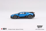 1:64 Bugatti Divo -- Blu Bugatti (Blue) -- Mini GT