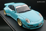 (Pre-Order) 1:18 RWB 997 -- Turquoise Blue -- Ignition Model Porsche IG3257