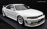 (Pre-Order) 1:18 NISMO 400R (BCNR33) -- White -- Ignition Model IG3653