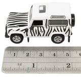 1:76 (OO) Land Rover Defender 90 -- Safari (Black/White) -- Oxford 76LRDF013