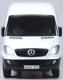 1:76 (OO) Mercedes Sprinter Van -- White -- Oxford 76MSV004