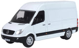 1:76 (OO) Mercedes Sprinter Van -- White -- Oxford 76MSV004