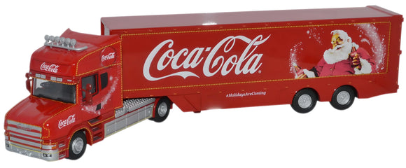 1:76 (OO) Scania T Cab Truck -- Coca-Cola Christmas -- Oxford 76TCAB004CC