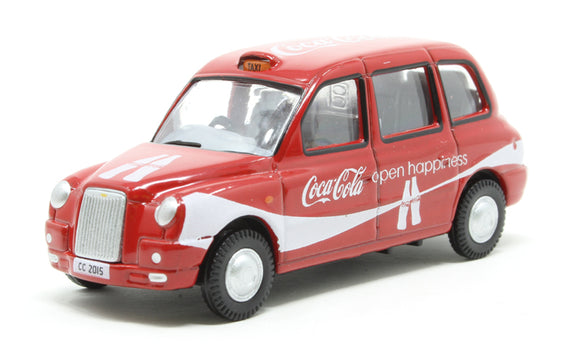 1:76 (OO) TX4 Taxi -- Coca Cola Red/White -- Oxford 76TX4008CC