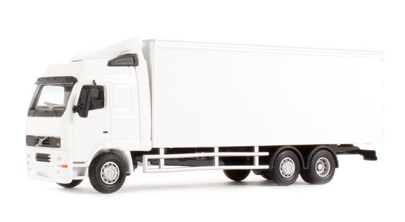 1:76 (OO) Volvo FH Box Lorry -- White -- Oxford Truck 76VOL01BL