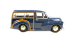 1:76 (OO) Morris Minor Traveller -- Trafalgar Blue -- Oxford 76MMT002