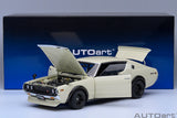 1:18 Nissan Skyline 2000 GT-R (KPGC110) Tuned Version -- White -- AUTOart