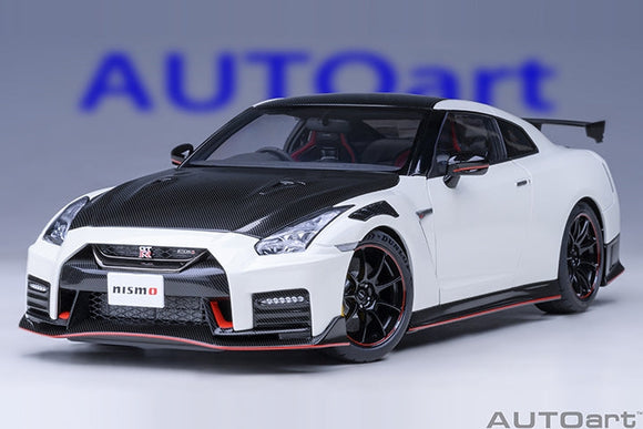 1:18 Nissan GT-R (R35) Nismo Special Edition 2022 -- White -- AUTOart