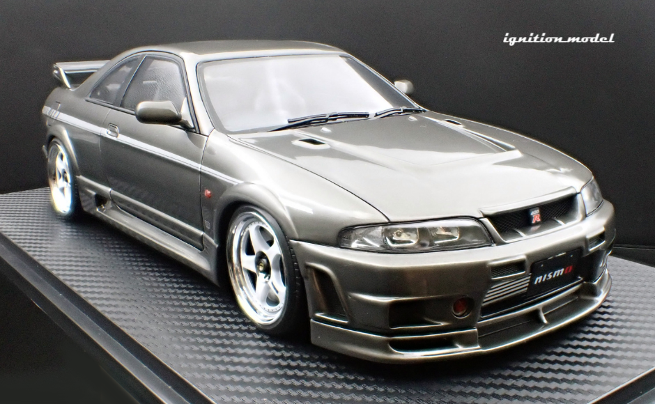 1:18 NISMO 400R - Nissan Skyline R33 GTR - Dark Grey Metallic -- Ignit