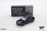 1:64 BMW i7 xDrive60 -- Tanzanite Blue Metallic -- Mini GT MGT01111