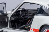 1:18 Porsche 911 Carrera RS 2.7 Coupe 1973 - White w/Red Stripes - AUTOart 78030