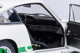 1:18 Porsche 911 Carrera RS 2.7 Coupe 1973 -- White w/Green Stripes -- AUTOart 7