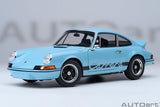 1:18 Porsche 911 Carrera RS 2.7 Coupe 1973 -- Blue w/Black Stripes -- AUTOart 78